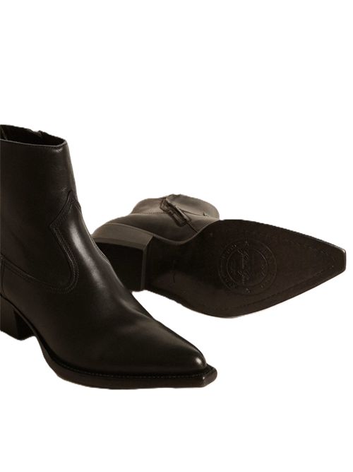 Stivali Debbie Donna in pelle nera Golden Goose Golden Goose | GWF00545F00448890100